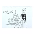 Disney Jégvarázs Heart A/4 spirál vázlatfüzet 40 lapos matricával