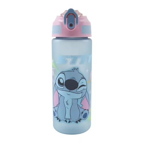 Disney Lilo és Stitch, A csillagkutya Alien 626 műanyag matt szívószálas kulacs 600 ml