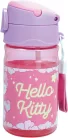 Hello Kitty Unicorn műanyag szívószálas kulacs akasztóval 350 ml