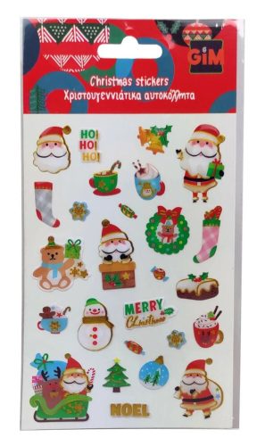 Karácsony Ho Ho Ho Epoxy matrica