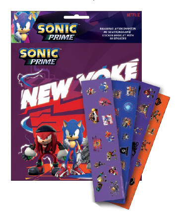 Sonic a sündisznó matricás album 50 db matricával