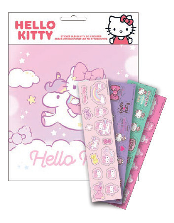 Hello Kitty matricás album 50 db matricával