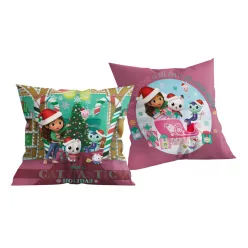   Gabi babaháza Cat-tastic Holiday Karácsony párna, díszpárna 40x40 cm