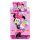 Disney Minnie Bouquet ágyneműhuzat 140×200cm, 70×90 cm