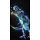 Dinoszaurusz Neon fürdőlepedő, törölköző 70*140cm