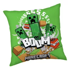 Minecraft Creeper Boom párna, díszpárna 40 x 40 cm
