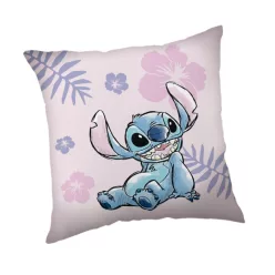   Disney Lilo és Stitch, A csillagkutya Pink párnahuzat 40x40 cm Velúr