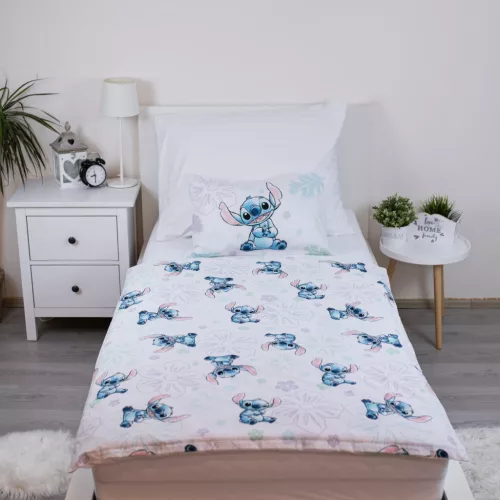Disney Lilo és Stitch, A csillagkutya Ohana White gyerek, ovis ágyneműhuzat 100×135 cm, 40×60 cm