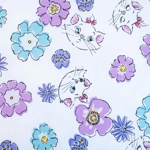 Disney Marie Floral ágyneműhuzat 140×200cm, 70×90 cm