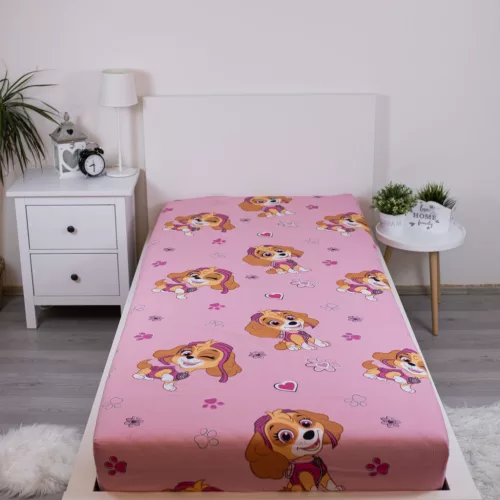 Mancs Őrjárat Skye gumis lepedő 90x200 cm