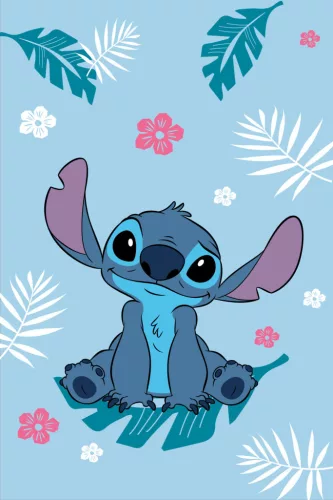 Disney Lilo és Stitch, A csillagkutya Blue polár takaró 100x150cm