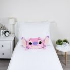 Disney Lilo és Stitch, A csillagkutya Angel Pink 3D formapárna, díszpárna 35 cm