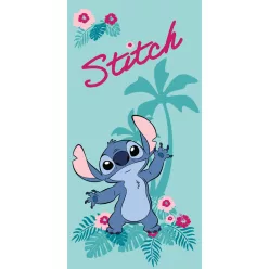   Disney Lilo és Stitch, A csillagkutya Hawaii fürdőlepedő, strand törölköző 70x140cm (Fast Dry)