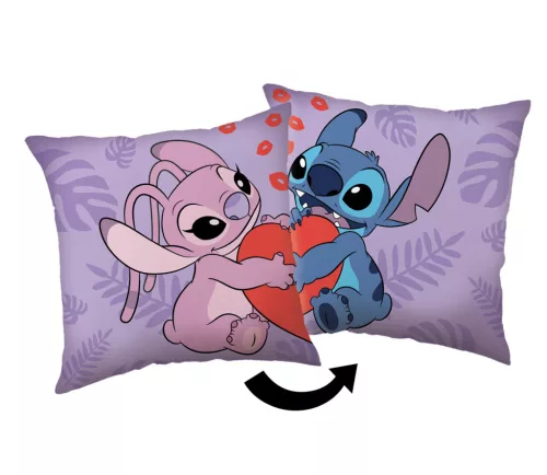 Disney Lilo és Stitch, A csillagkutya Kiss párna, díszpárna 40x40cm