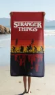 Stranger Things Upside Down fürdőlepedő, strand törölköző 70x140cm