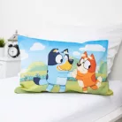 Bluey Happy Family gyerek, ovis ágyneműhuzat 100×135cm, 40×60 cm