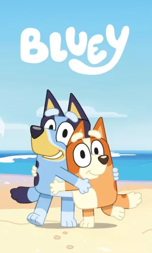 Bluey Cozy polár takaró 100x150cm