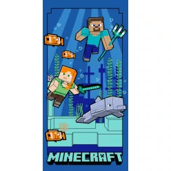  Minecraft Underwater fürdőlepedő, strand törölköző 70x140cm (Fast Dry)