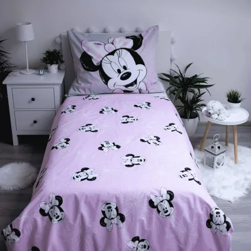 Disney Minnie Beautiful ágyneműhuzat 140×200cm, 70×90 cm