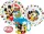 Disney Mickey Cool Summer étkészlet, micro műanyag szett bögrével 350 ml