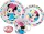 Disney Minnie Feel Good étkészlet, micro műanyag szett bögrével 350 ml