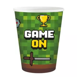 Játék Game On papír pohár 6 db-os 200 ml