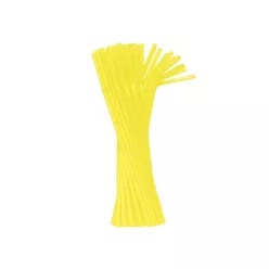 Színes Yellow műanyag szívószál 50 db-os