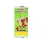 Színes Yellow műanyag szívószál 50 db-os