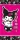 Hello Kitty Kuromi Rebel fürdőlepedő, strand törölköző 70x140 cm (Fast Dry)