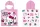 Hello Kitty Fashion strand törölköző poncsó 50x100 cm (Fast Dry)