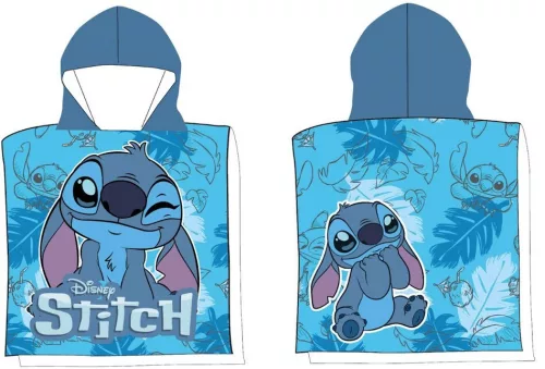 Disney Lilo és Stitch, A csillagkutya Sweet Wink strand törölköző poncsó 50x100 cm (Fast Dry)