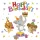 Happy Birthday Animals szalvéta 20 db-os 33x33 cm