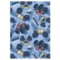 Jármű Monster Truck A/4 gumis mappa