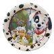 101 Dalmatians, Kiskutya Papírtányér 8 db-os 23 cm