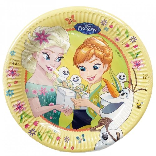 Frozen Fever, Jégvarázs Papírtányér 8 db-os 23 cm