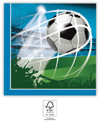 Soccer Fans, Focis szalvéta 20 db-os 33x33 cm FSC