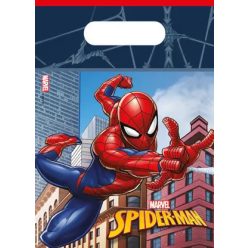   Pókember Crime Fighter ajándéktasak, ajándékzacskó 6 db-os
