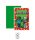 Minecraft Green party meghívó 6 db-os FSC