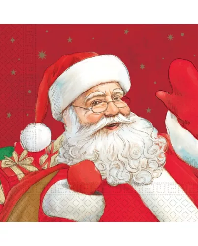 Karácsonyi Santa Claus szalvéta 20 db-os 33x33 cm FSC