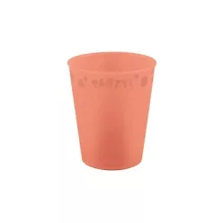   Lazacszín Pastel Salmon micro prémium műanyag pohár 250 ml