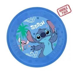   Disney Lilo és Stitch, A csillagkutya Angel micro prémium műanyag lapostányér 4 db-os szett 21 cm