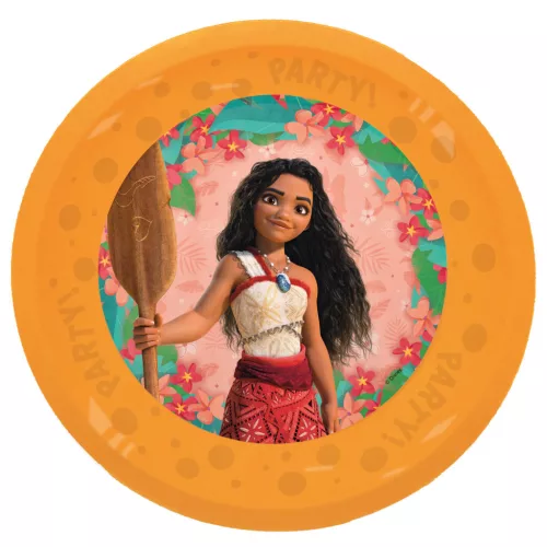 Disney Vaiana Sailing Spirit micro prémium műanyag lapostányér 4 db-os szett 21 cm