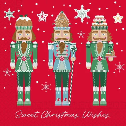Karácsonyi Sweet Wishes szalvéta 20 db-os 33x33 cm FSC