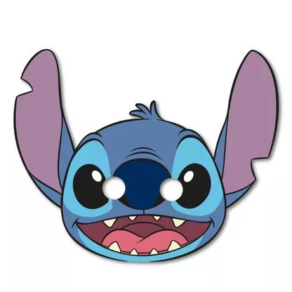 Disney Lilo és Stitch, A csillagkutya Smile maszk, álarc 6 db-os