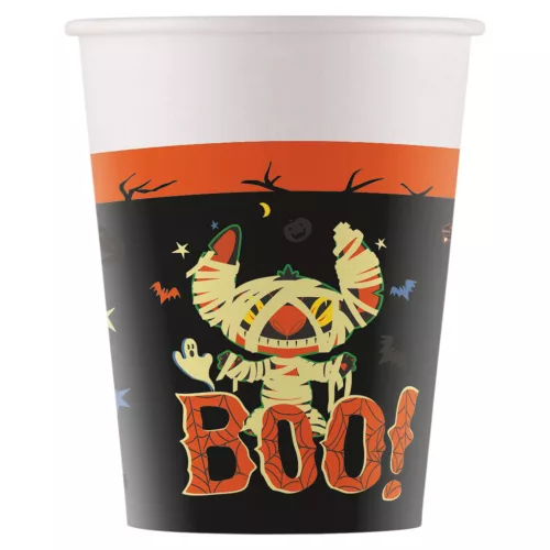 Disney Lilo és Stitch, A csillagkutya Halloween papír pohár 8 db-os 200 ml FSC