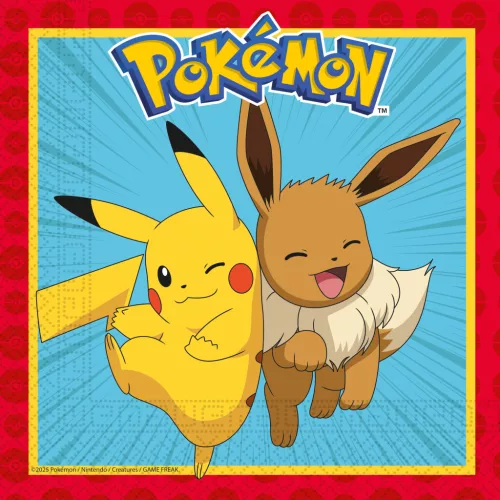 Pokémon Next Generation szalvéta 20 db-os 33x33 cm FSC