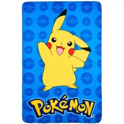 Pokémon Wave polár takaró 100x150cm