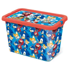 Sonic a sündisznó Friends műanyag tároló doboz 7 L