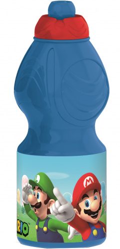 Super Mario Mushroom Kingdom kulacs, sportpalack 400 ml