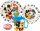 Disney Mickey Cool Summer étkészlet, micro műanyag szett bögrével 350 ml